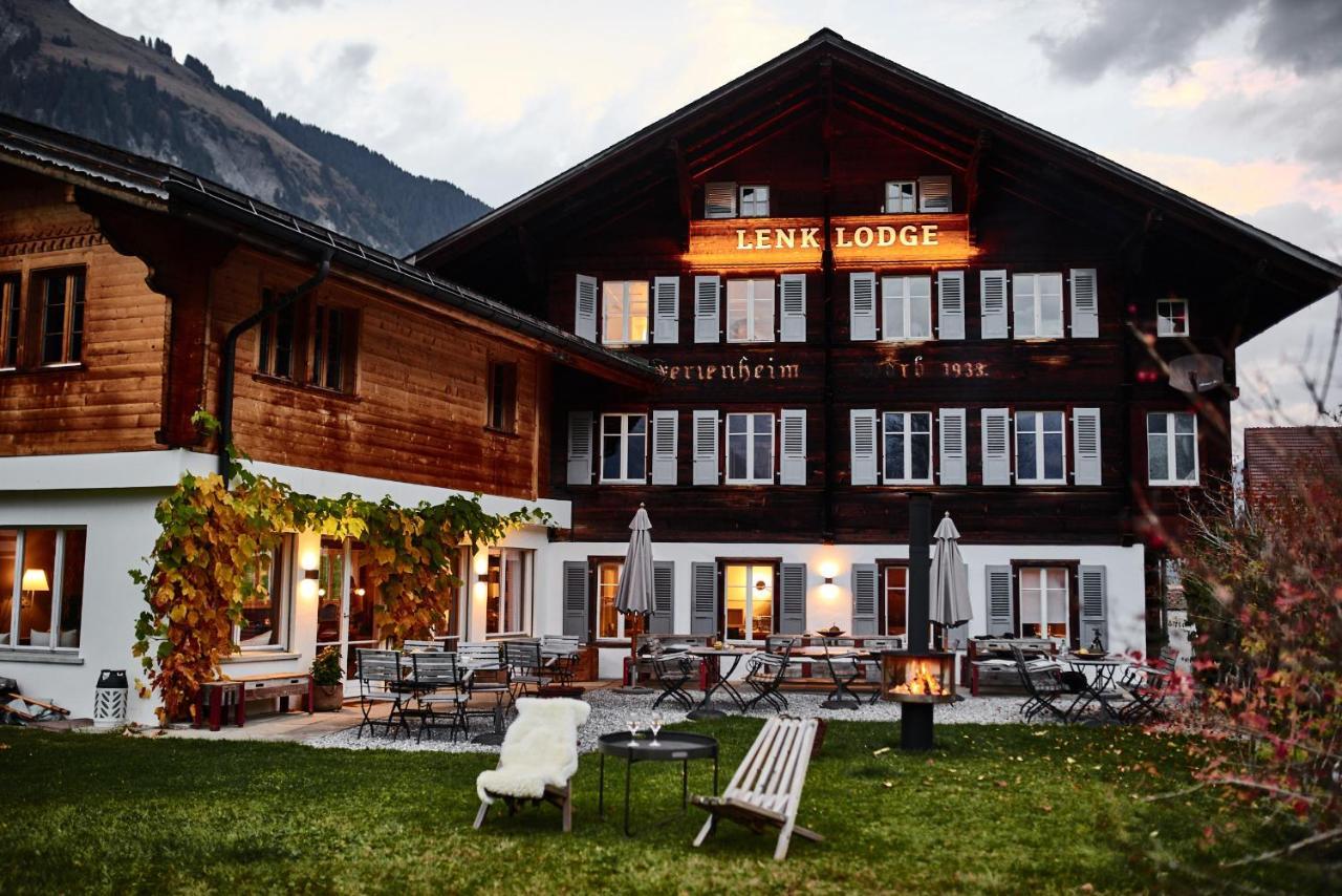 Lenk Lodge - Boutique & Design Hotel Und Apartements Zewnętrze zdjęcie